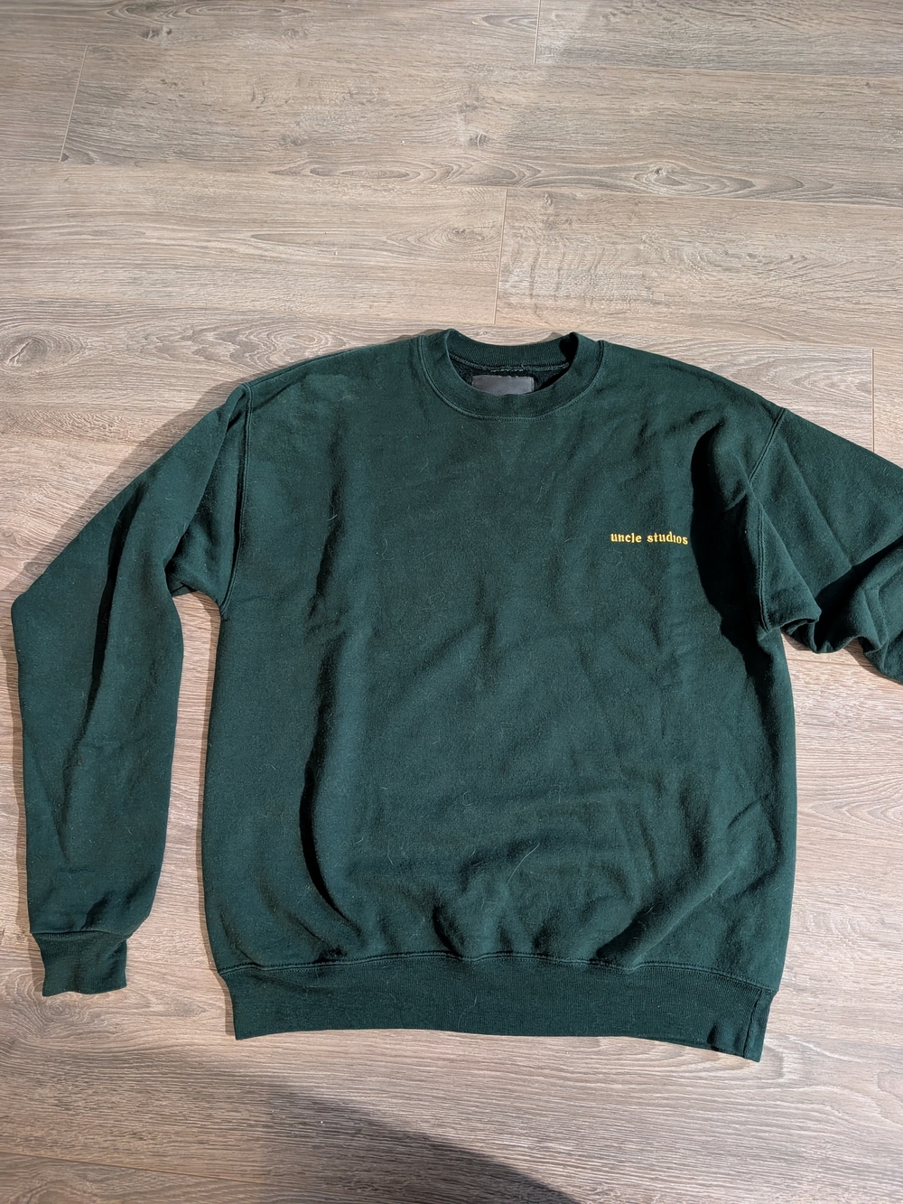 Uncle Studios Forest Green Crewneck Sweater